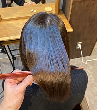 カラーリング　トリートメント　髪質改善